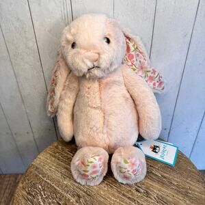 Jellycat Blossom Blush Bunny Cherry NEW!  Jellycat Bashful SMALL FAST SHIP